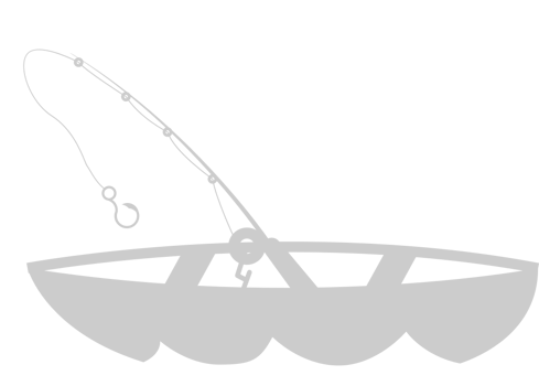 fishing rowing boat vector