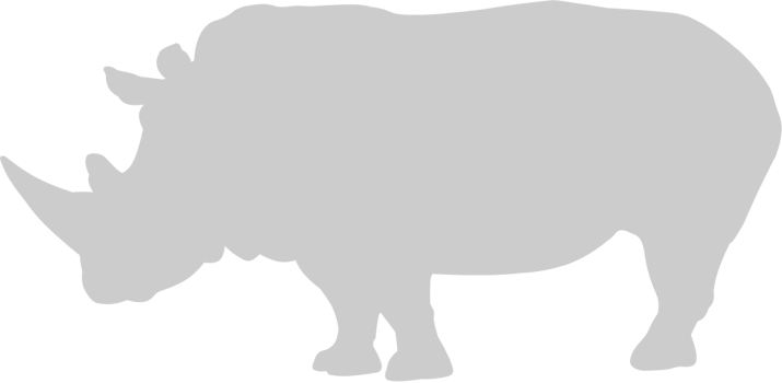 Animal Causes Rhino vector