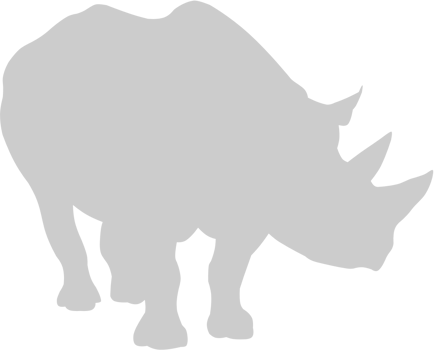 Animal Causes Rhino vector