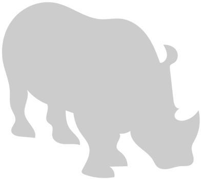 Animal Causes Rhino vector