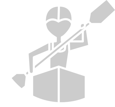 kayaking sport vector