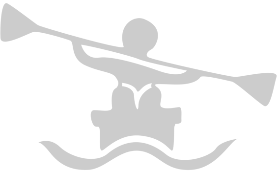 kayaking sport vector