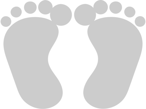 Footprints vector