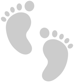 Footprints  vector