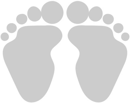 Footprints vector