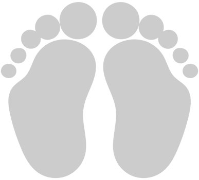 Footprints vector
