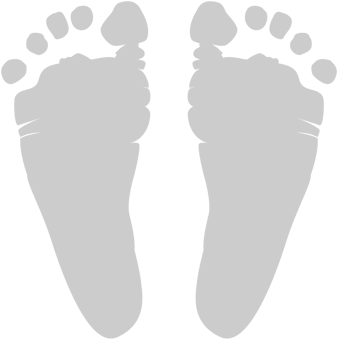 Footprints vector