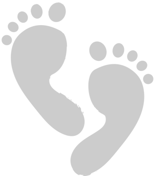 Footprints vector