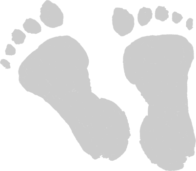 Footprints vector