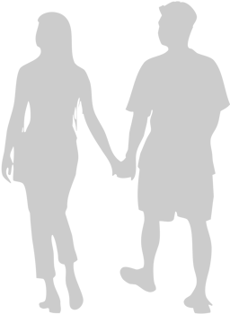 Friends Couple vector