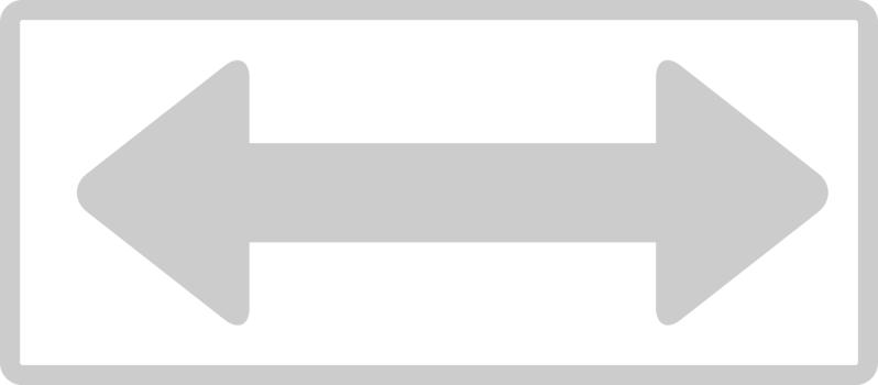 pass on either side road sign vector