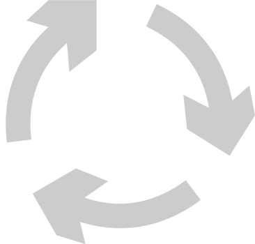 roundabout ahead road sign vector