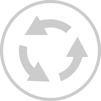 roundabout road sign vector