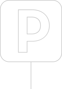 parking place road sign vector