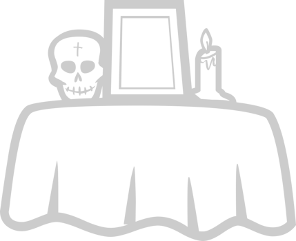 In Memory Of Candle vector