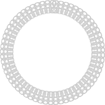 Decoration frame circle vector