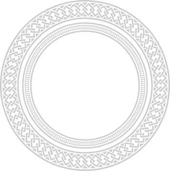 Decoration frame circle vector