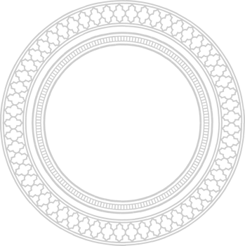 Decoration frame circle vector