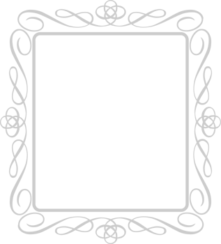 Decoration frame rectangle vector