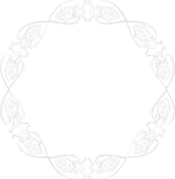 Decoration frame circle vector