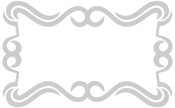 Decoration scroll work frame vector
