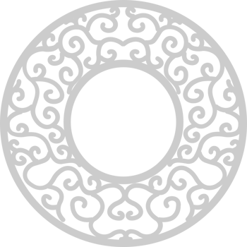 Decoration traditional circle vector