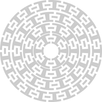 Decoration circle abstract vector