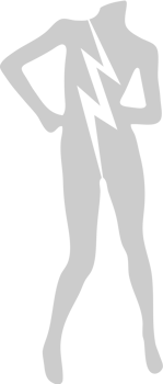 Lightning manequin vector