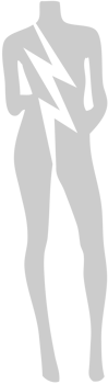 Lightning manequin vector