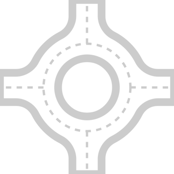 Roads Roundabout vector