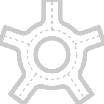 Roads Roundabout vector