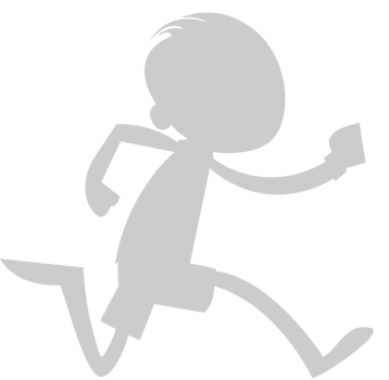 Run Cartoon vector