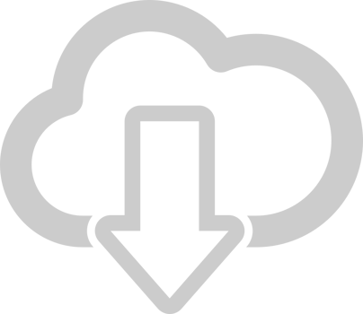 Cloud Computing Download Icon vector