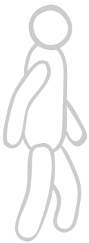 Walk Person vector