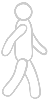 Walk Person vector