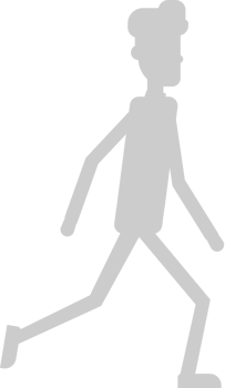 Walk Cartoon vector