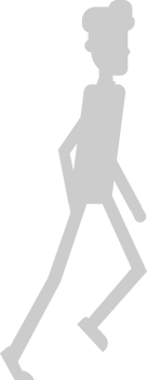 Walk Cartoon vector
