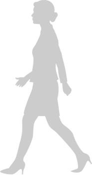 Walk Woman vector