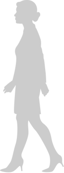 Walk Woman vector