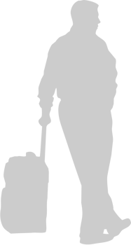 Silhouettes travel vector