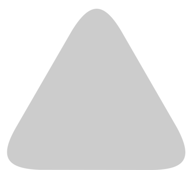 Triangle rounded vector