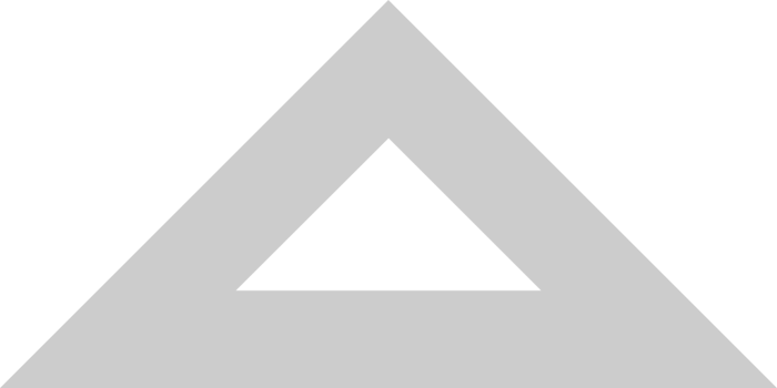 Triangle ruler vector