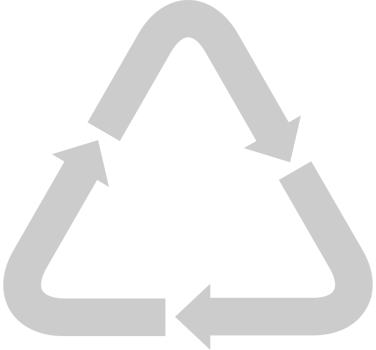 Triangle recycle bold vector