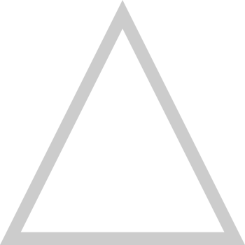 Triangle outline vector
