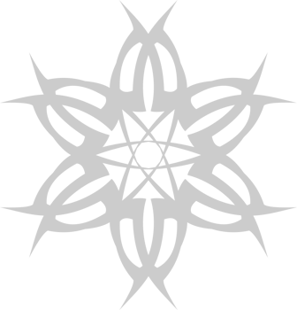 Tribal flower tattoo vector