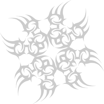 Tribal flower vector