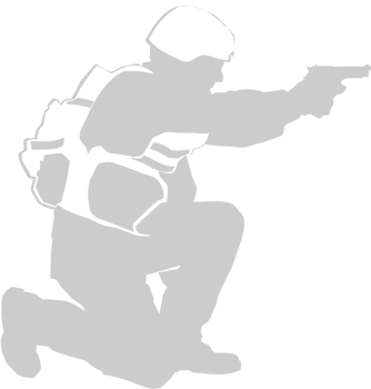 shooting soldier vector
