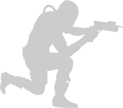 shooting soldier vector