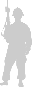 standing soldier vector