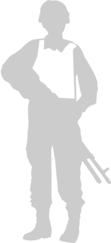 standby soldier vector